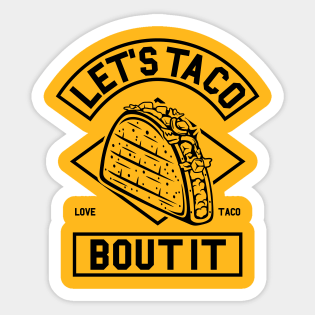 Taco Sticker by Z1